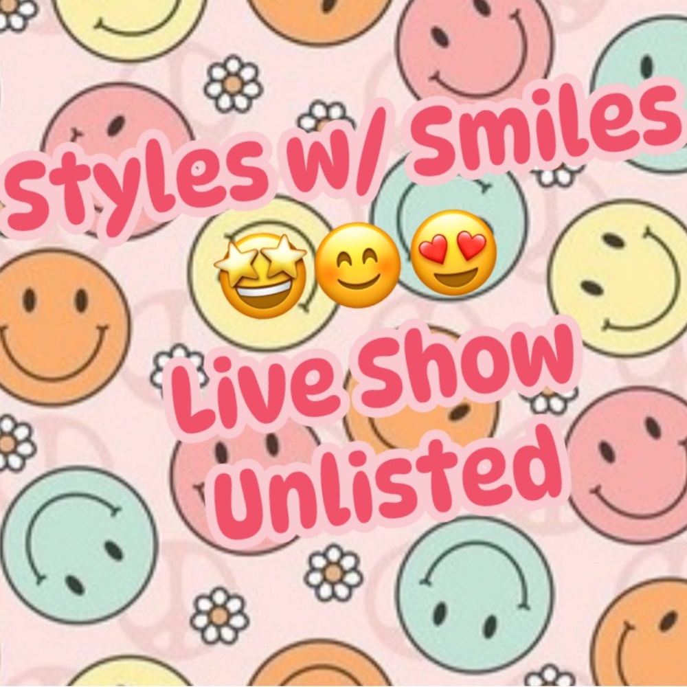 YOU WON! Smiles4Miles77 Live Show Unlisted Item. Thank you for shopping here! 🥰